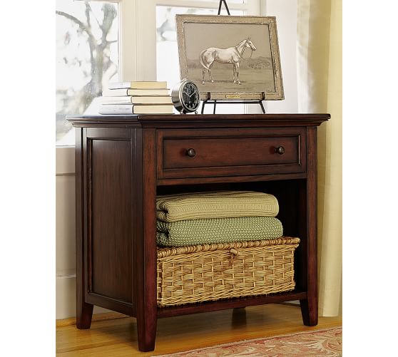 Hudson Wide Nightstand Pottery Barn