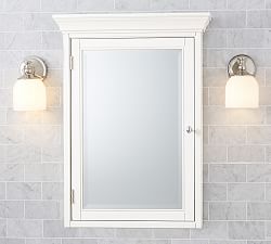 Wall Mounted Recessed Medicine Cabinets Pottery Barn Hotel Recessed Medicine Cabinet