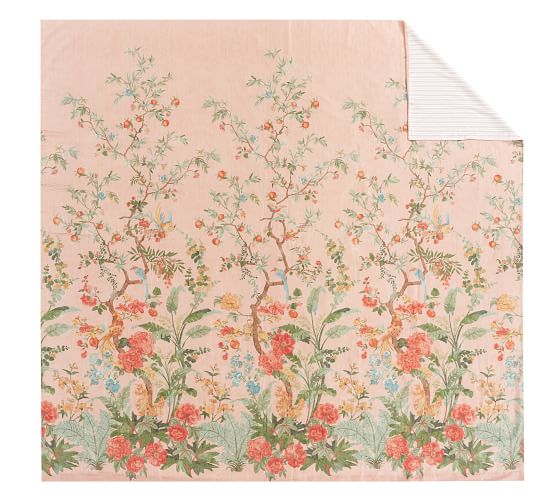 Mariella Floral Reversible Tencel™ Duvet Cover & Sham Pottery Barn