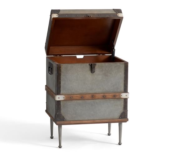 Kirkwood Trunk End Table Pottery Barn