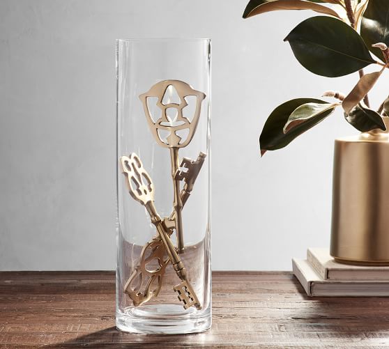 Brass Key Vase Filler, Set of 3 Pottery Barn