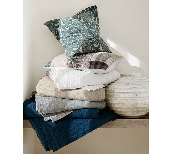 Malibu Patchwork Quilt & Sham Pottery Barn