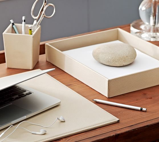 Pebble Leather Desk Blotter Pottery Barn Pebble Leather Desk Blotter Saved View Larger Roll Over Image To Zoom