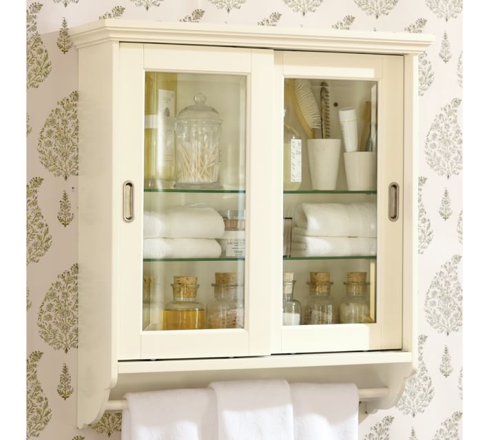 Sliding Door Wall Cabinet Pottery Barn