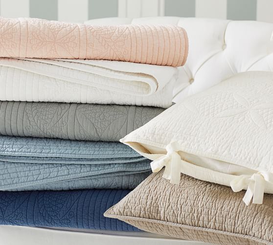 Hanna Quilt & Sham Pottery Barn