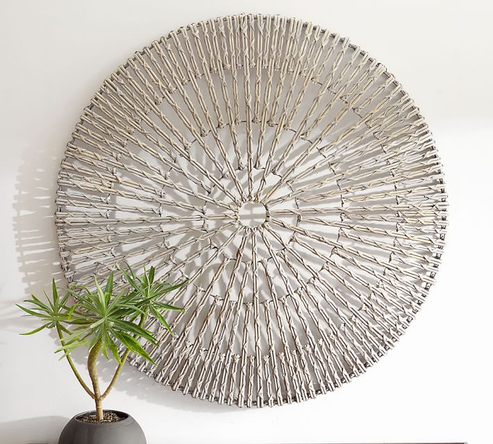 Woven Wheel Wall Art Pottery Barn