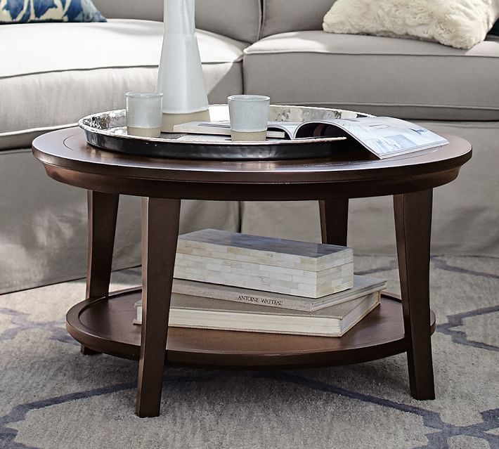 Metropolitan Round Coffee Table Pottery Barn