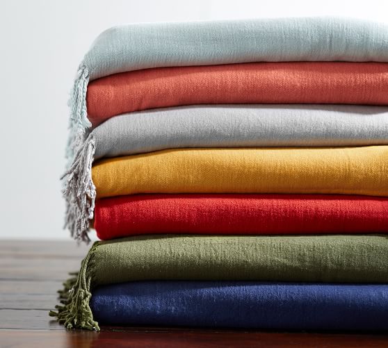 Monogrammable Throw Pottery Barn