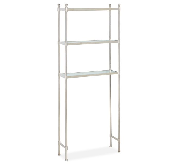 Metal Over-the-Toilet Etagere | Pottery Barn Metal Over-the-Toilet Etagere | Pottery Barn