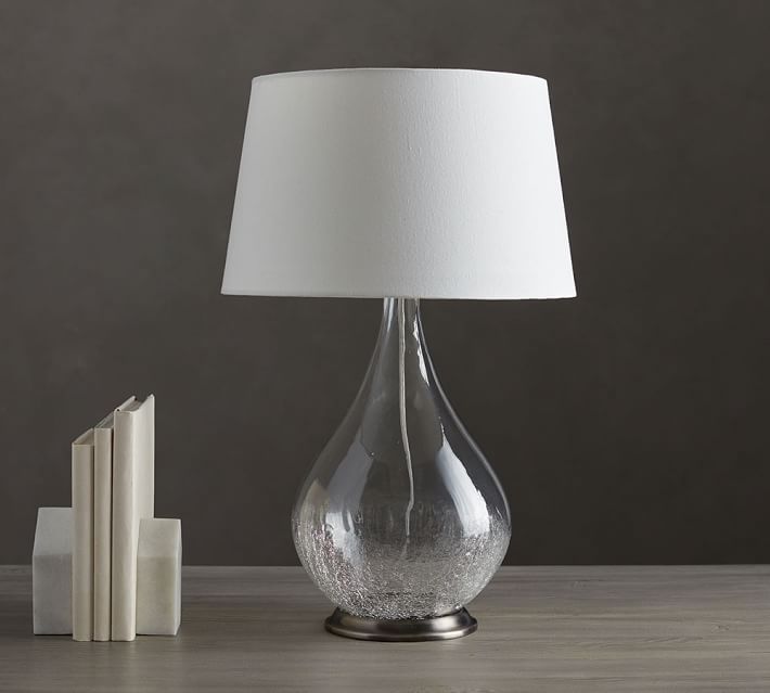 Sophia Led Glass Table Lamp Pottery Barn