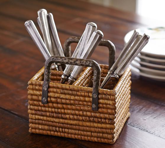 Paros Flatware Caddy Pottery Barn