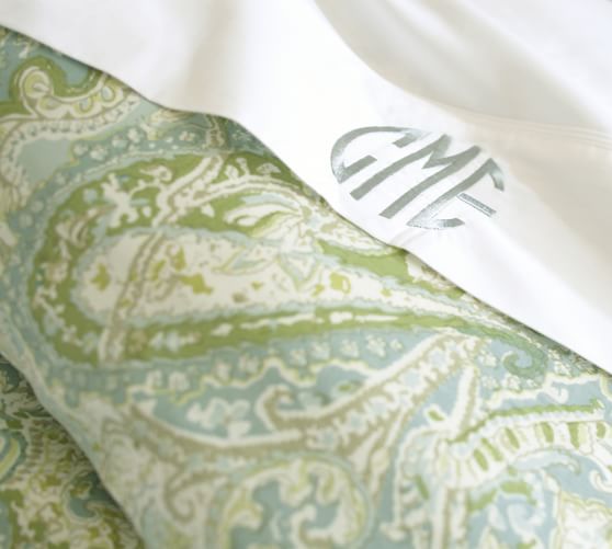 Sienna Paisley Duvet Cover & Sham Blue Pottery Barn