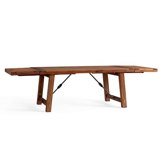 Benchwright Outdoor Rectangular Dining Table Pottery Barn