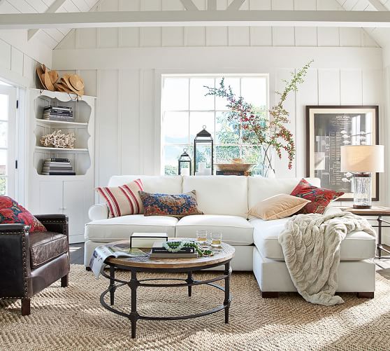 Parquet Reclaimed Wood Round Coffee Table Pottery Barn Amazing Pottery Barn Living Room Parquet Reclaimed Wood Round Coffee Table Pottery Barn Amazing Pottery Barn Living Room
