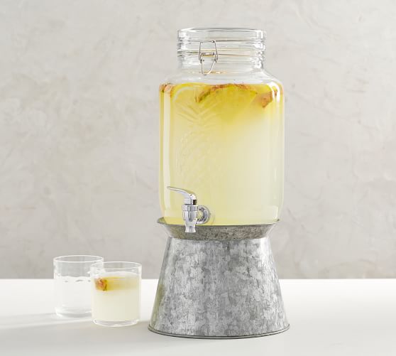 Pineapple Drink Dispenser & Stand Pottery Barn