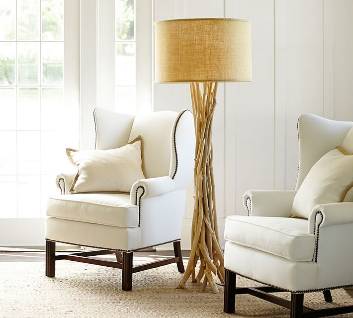 Driftwood Floor Lamp Base Pottery Barn