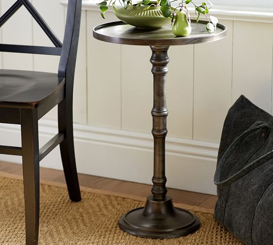 Metal Accent Side Table Pottery Barn