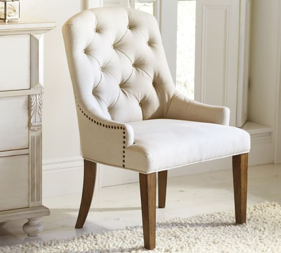 Lorraine Tufted Chair Pottery Barn