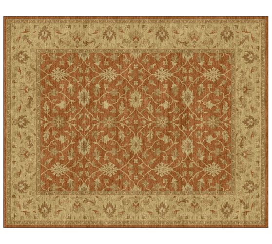 Malika Custom Rug Warm Multi Pottery Barn