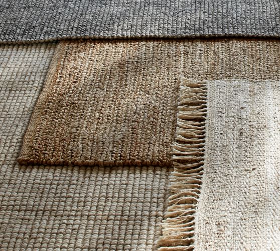 Heather Chenille Jute Rug Natural Pottery Barn