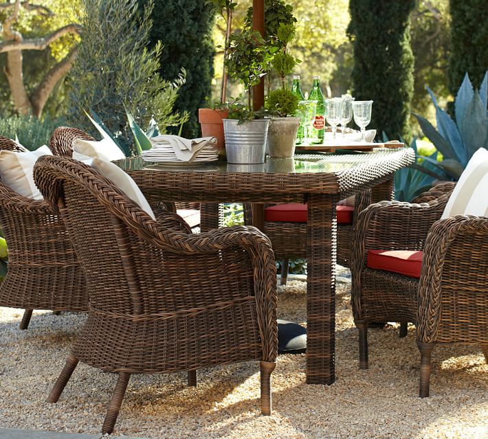 Pottery Barn Wicker Dining Room Chairs