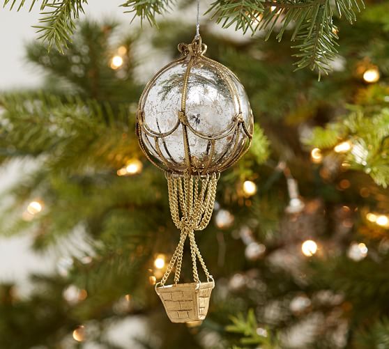 Hot Air Balloon Ornament Pottery Barn Hot Air Balloon Ornament