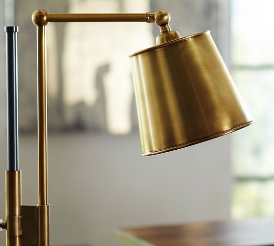 Knox Bronze Brass Task Floor Lamp Pottery Barn Scroll To Next Item