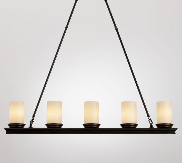 Veranda Linear Chandelier Pottery Barn