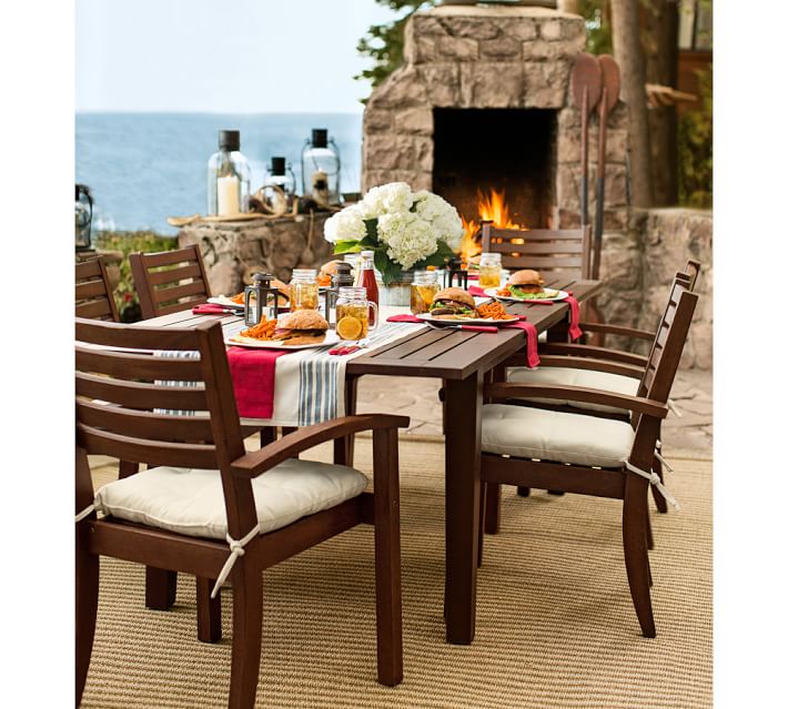 Chesapeake Rectangular Extending Dining Table Chair Set Pottery Barn