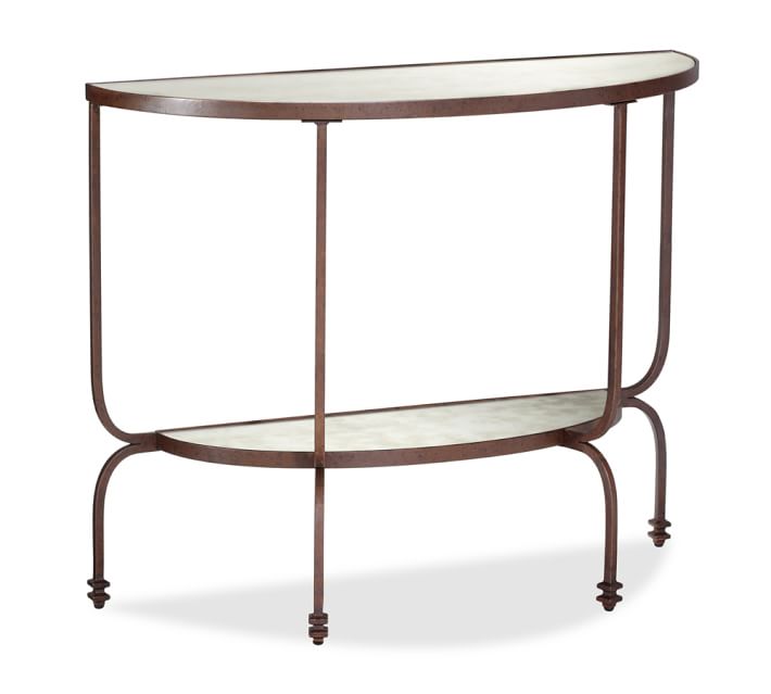 Willow Demilune Console Table Pottery Barn