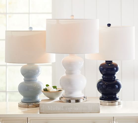 Alexis Table Lamp Base With Usb Port Pottery Barn Alexis Table Lamp Base With Usb Port