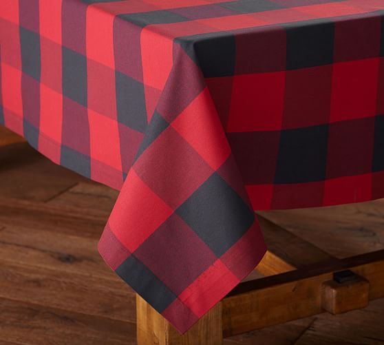 Buffalo Check Tablecloth Pottery Barn