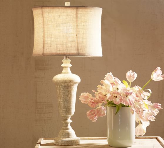 Jolie Mother Of Pearl Table Lamp Base Pottery Barn Jolie Mother Of Pearl Table Lamp Base