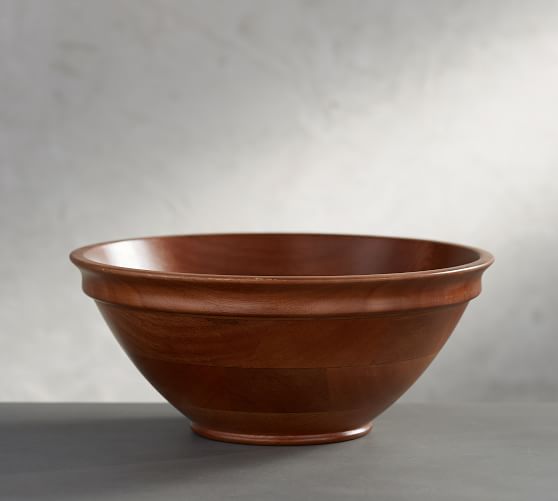 Mill Wood Turned Bowl Pottery Barn