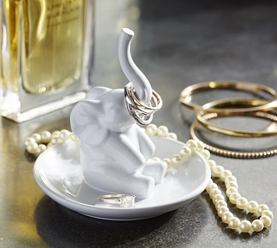 Ceramic Elephant Ring Holder Pottery Barn