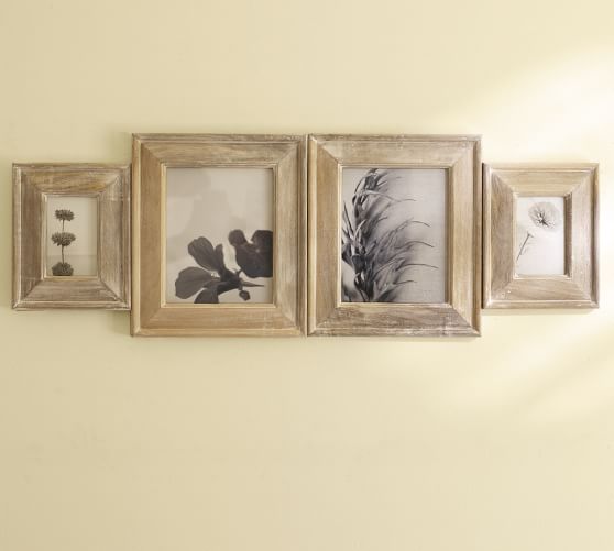 Whitewashed Frames Pottery Barn