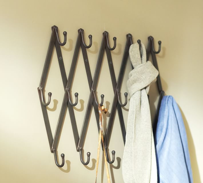Accordion Row Of Hooks Pottery Barn Cool Metal Accordion Coat Rack Accordion Row Of Hooks Pottery Barn Cool Metal Accordion Coat Rack