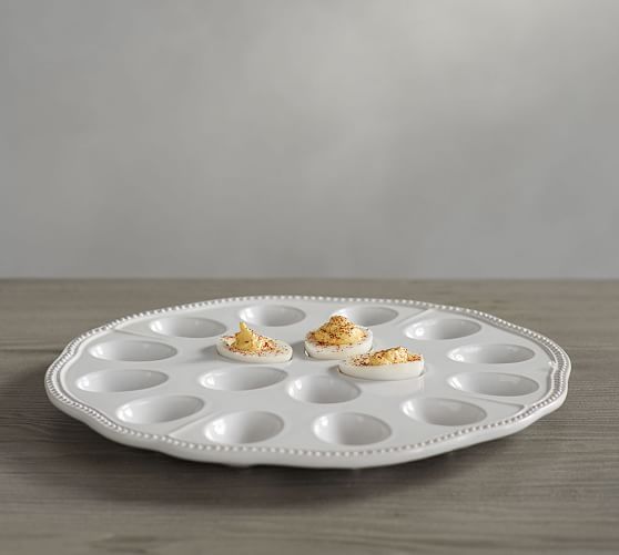 Leila Deviled Egg Platter Pottery Barn