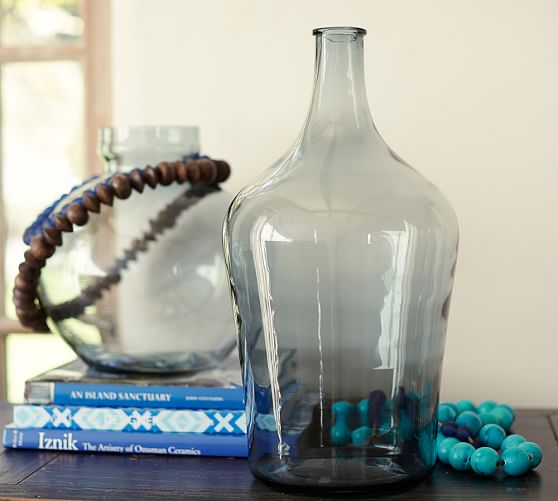 Navy Glass Vases Pottery Barn