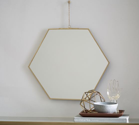 the emily meritt hanging mirror pottery barn