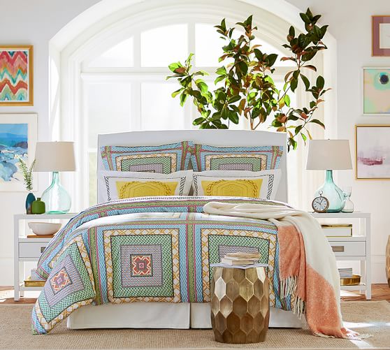 Lewis Slipcovered Headboard | Pottery Barn