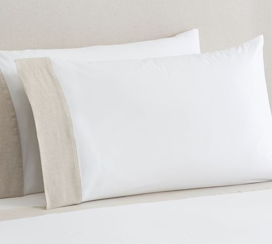 Linen Cuff Sheet Set Pottery Barn