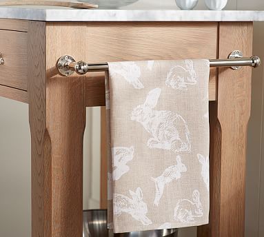 Sketch Bunny Kitchen Towel | Pottery Barn