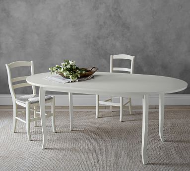 Chloe Extending Oval Dining Table | Pottery Barn