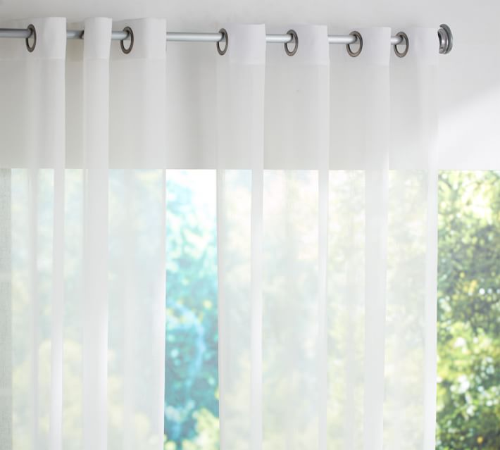 Indoor Outdoor Sheer Grommet D Pottery Barn