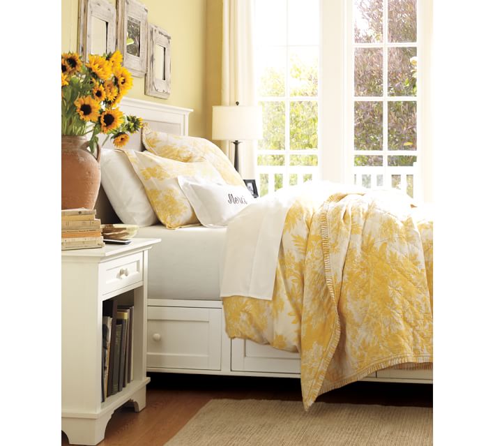 Matine Toile Quilt Sham Pottery Barn