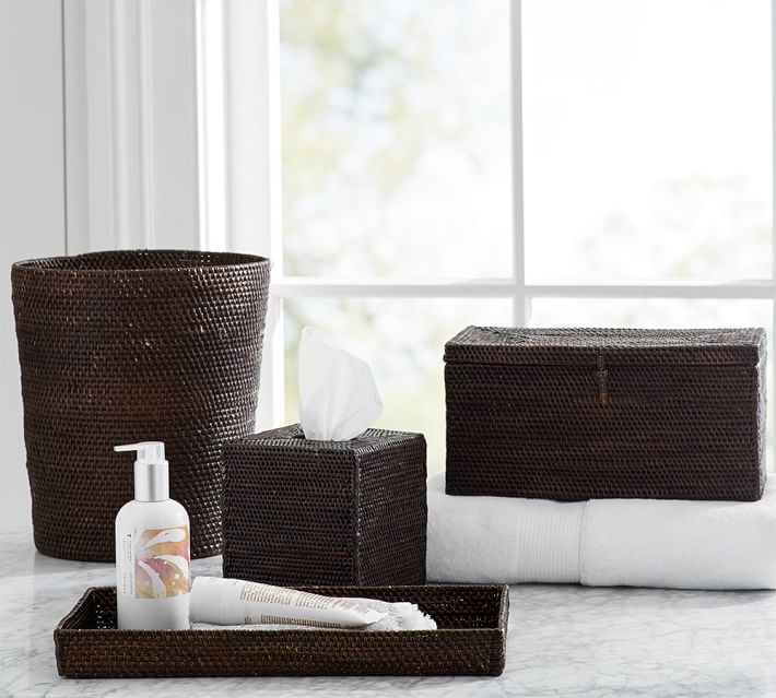 Tava Bath Accessories Espresso Pottery Barn