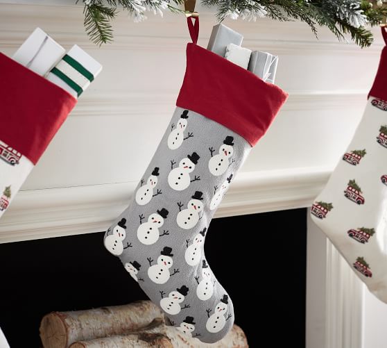 Crewel Embroidered Stocking Pottery Barn