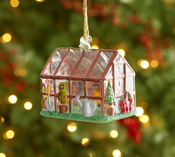 Green House Ornament Pottery Barn