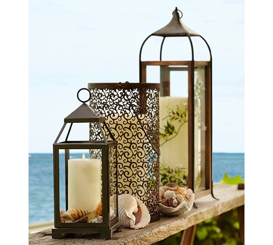 Scroll Lantern Pottery Barn